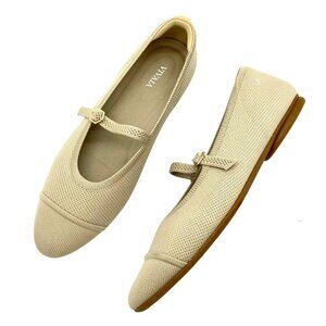 VIVAIA Tamia Mary-Jane Almond Upgraded AdaptAll Strap EU 40 US 9 NWOB